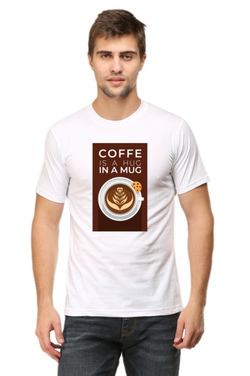 COFFEE IS A HUG IN A MUG - Men's T-Shirt