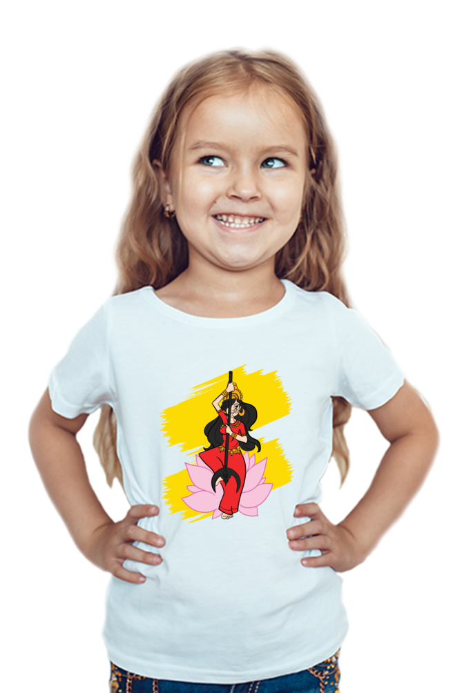 MAA DURGA LOTUS - GIRL'S T-SHIRT