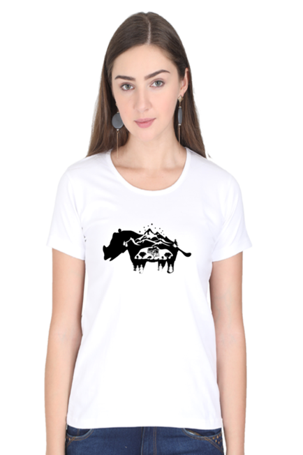 Nature Rhino - women's T-Shirt