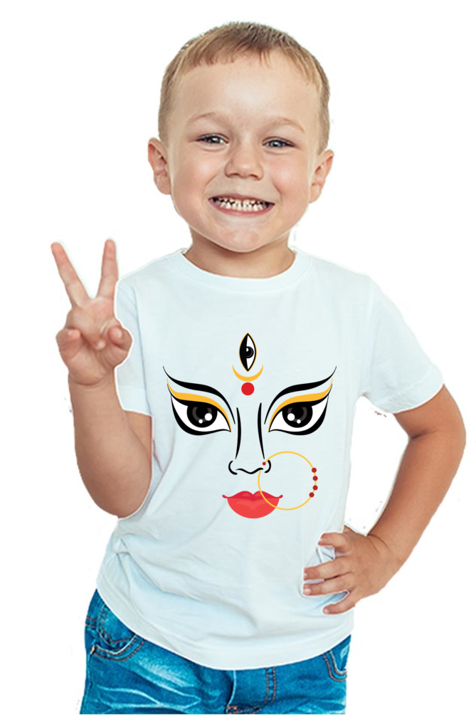 MAA DURGA FACE - BOY'S T-SHIRT