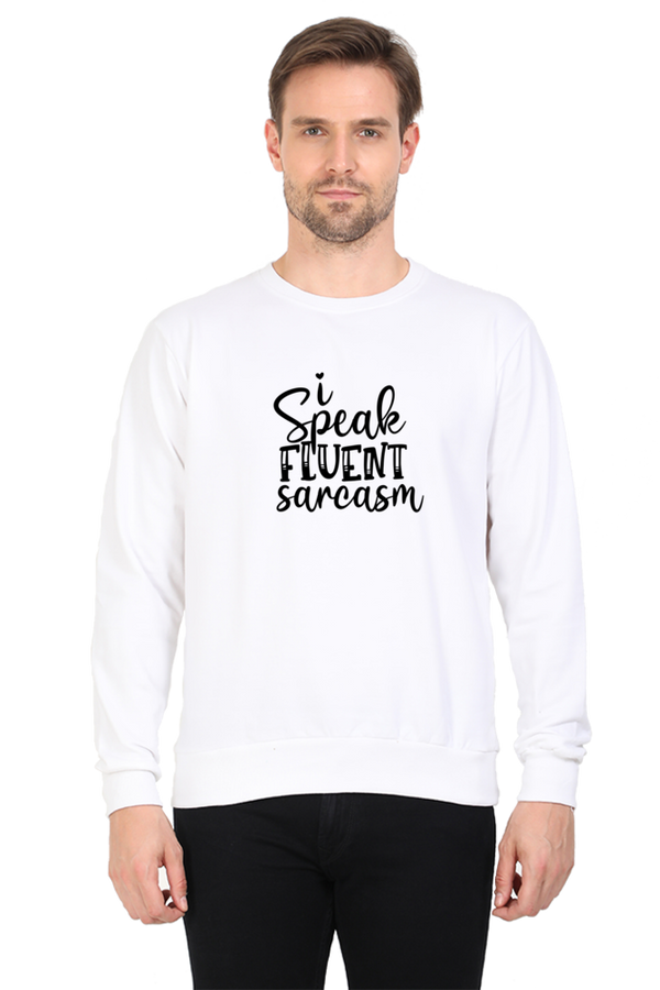 I Speak fluent Sarcasm - Men's Hooded T-shirt