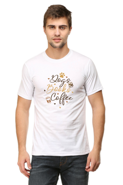 DOGS BOOKS COFFEE - Men's T-Shirt