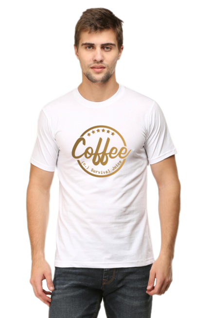 COFFEE- SURVIVAL JUICE - Men's T-Shirt