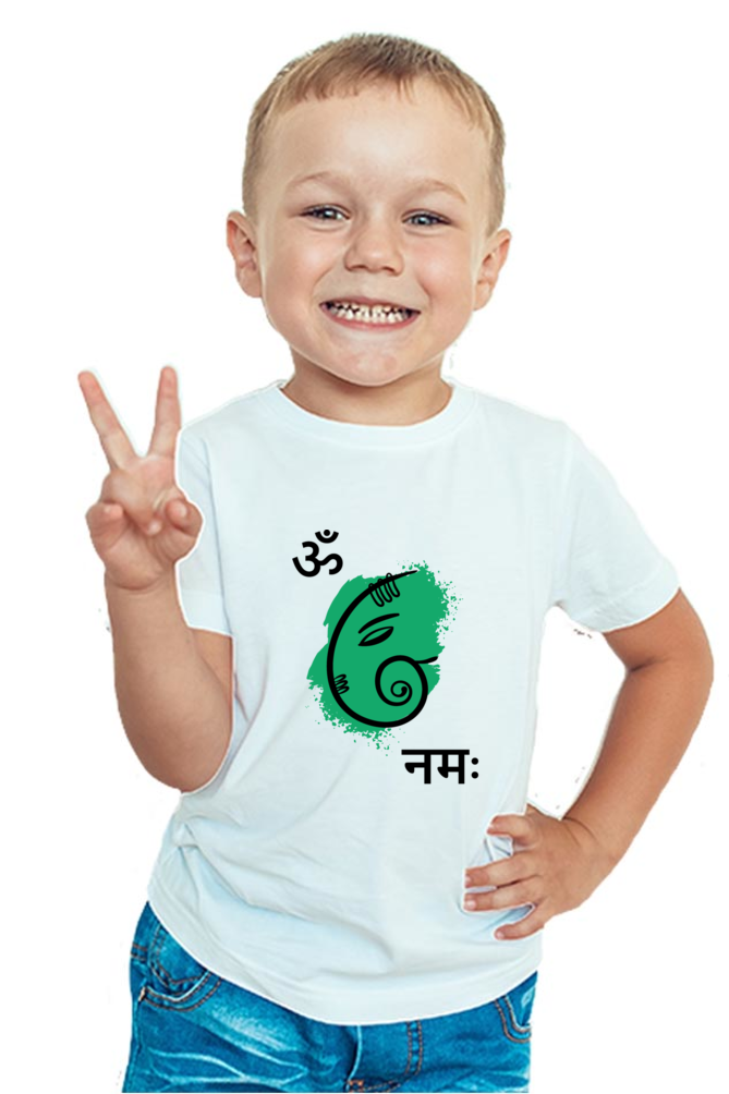 OM GANESHAYA NAMAH - BOY'S T-SHIRT