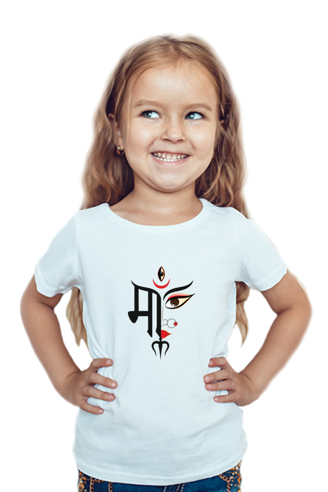 MAA TRISHUL FACE - GIRL'S T-SHIRT