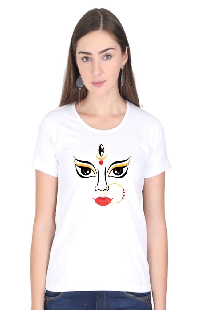 MAA DURGA FACE - WOMEN'S T-SHIRT