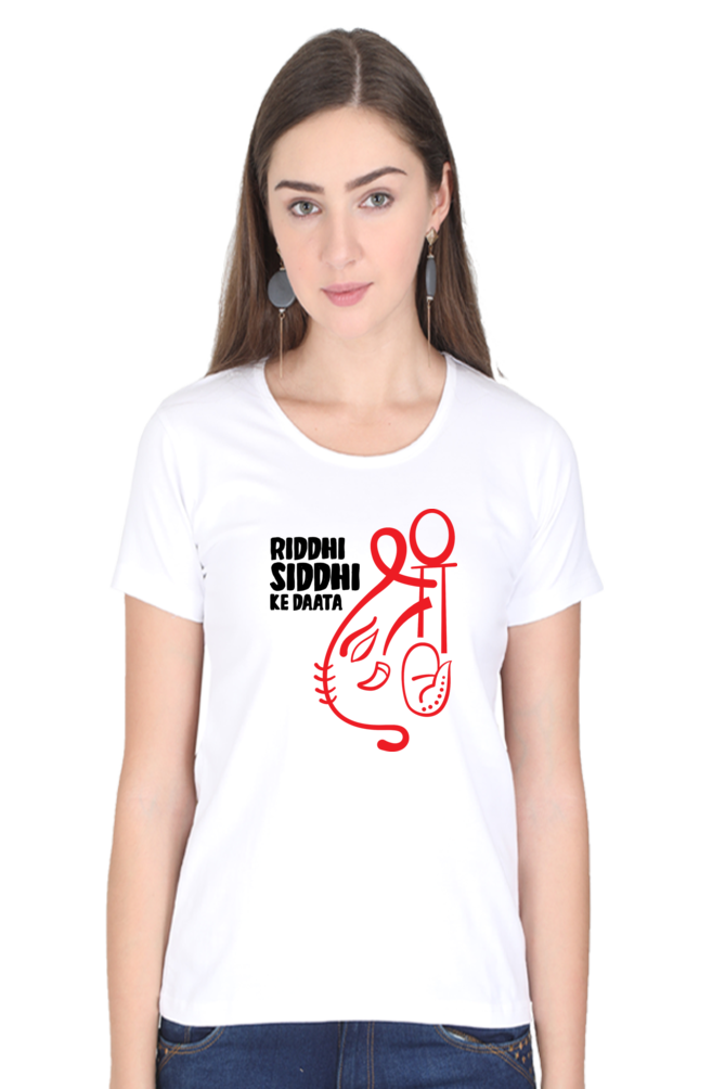 RIDDHI SIDDHI KE DAATA - WOMEN'S T-SHIRT