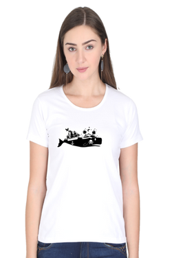 Nature Whale pirate - Women's T-shirt