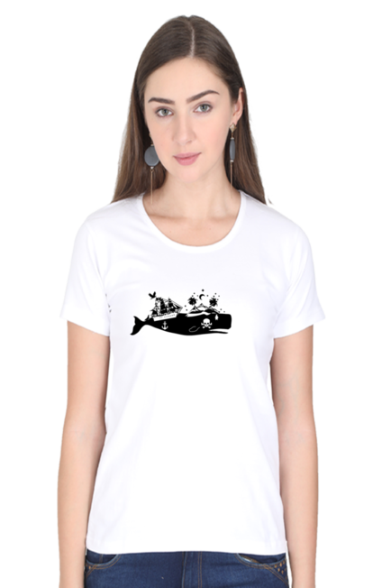 Nature Whale pirate - Women's T-shirt