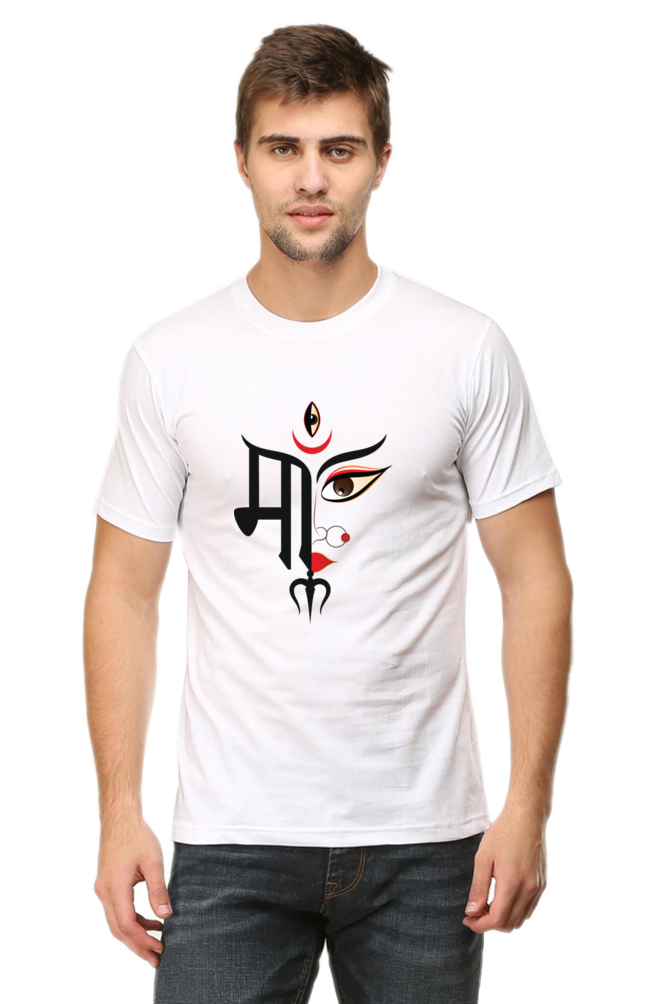 Maa Trishul Face - Men's T-Shirt