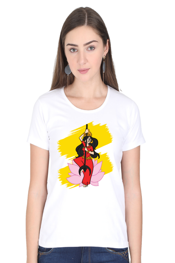 MAA DURGA LOTUS - WOMEN'S T-SHIRT