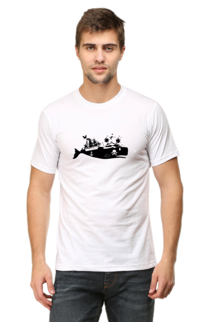 Nature Whale Pirate - Men's T-Shirt