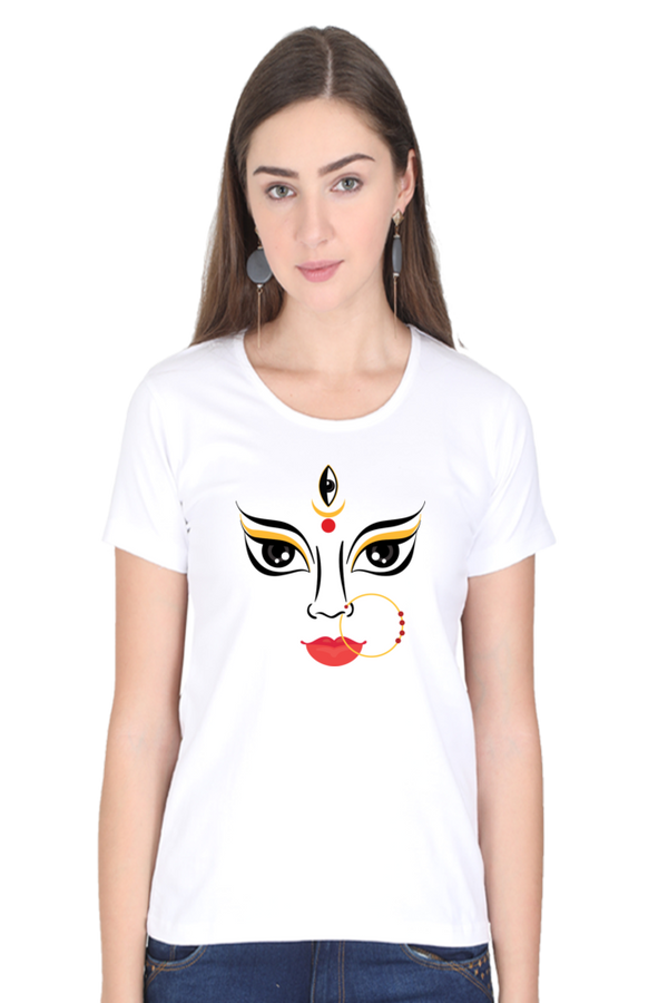 MAA DURGA FACE - WOMEN'S T-SHIRT