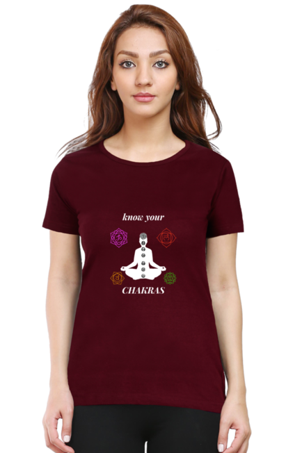 KNOW YOUR CHAKRAS - WOMEN'S T-SHIRT