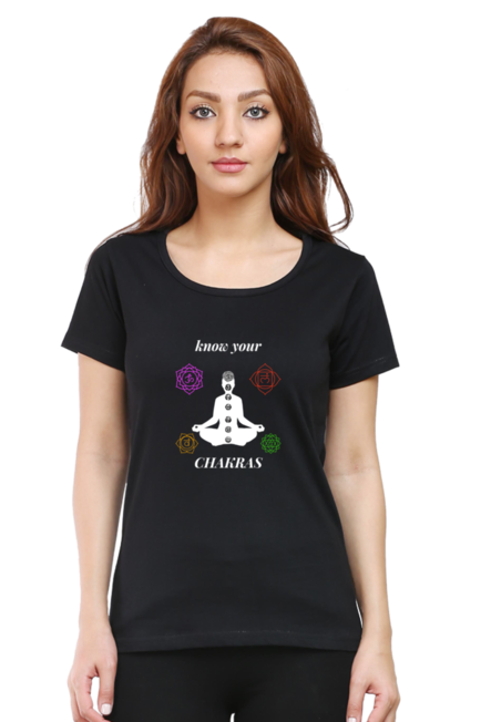 KNOW YOUR CHAKRAS - WOMEN'S T-SHIRT