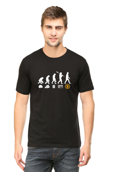 Bitcoin Evolution - Men's T-Shirt