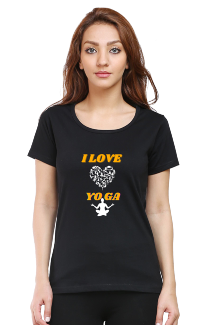 I LOVE YOGA - WOMEN T SHIRT