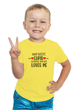 Who needs Cupid, everyone already Loves me - Boy's T-Shirt