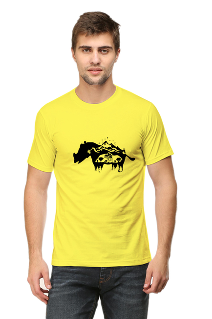 Nature Rhino - Men's T-Shirt