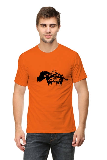 Nature Rhino - Men's T-Shirt