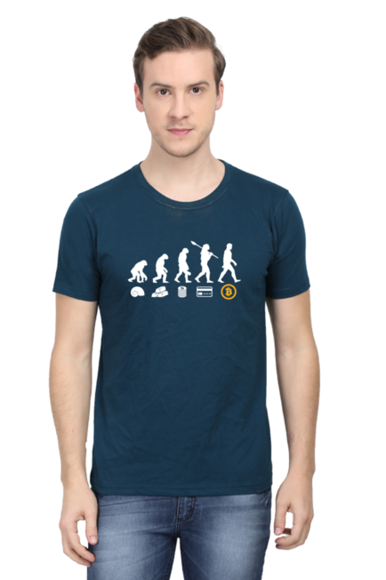 Bitcoin Evolution - Men's T-Shirt