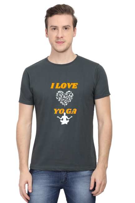 I LOVE YOGA - MEN'S T SHIRT