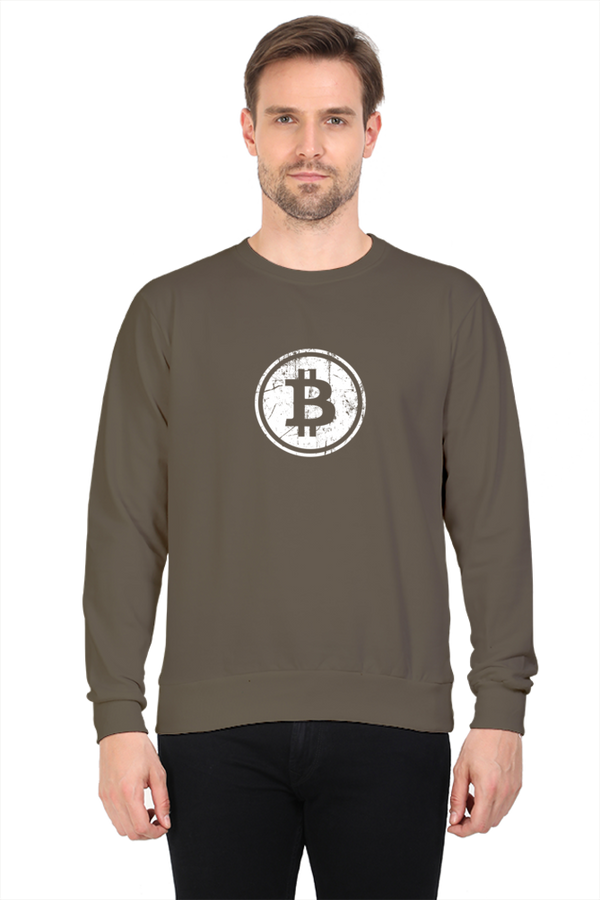 Bitcoin Icon - Men's Sweatshirt