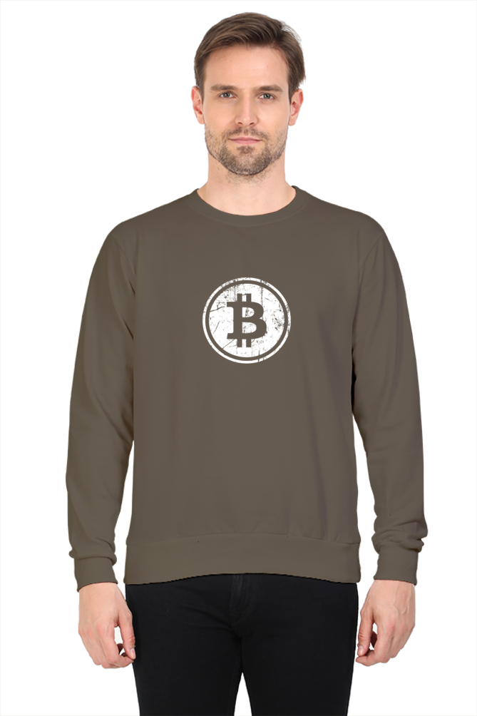 Bitcoin Icon - Men's Sweatshirt