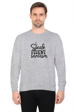 I Speak fluent Sarcasm - Men's Hooded T-shirt