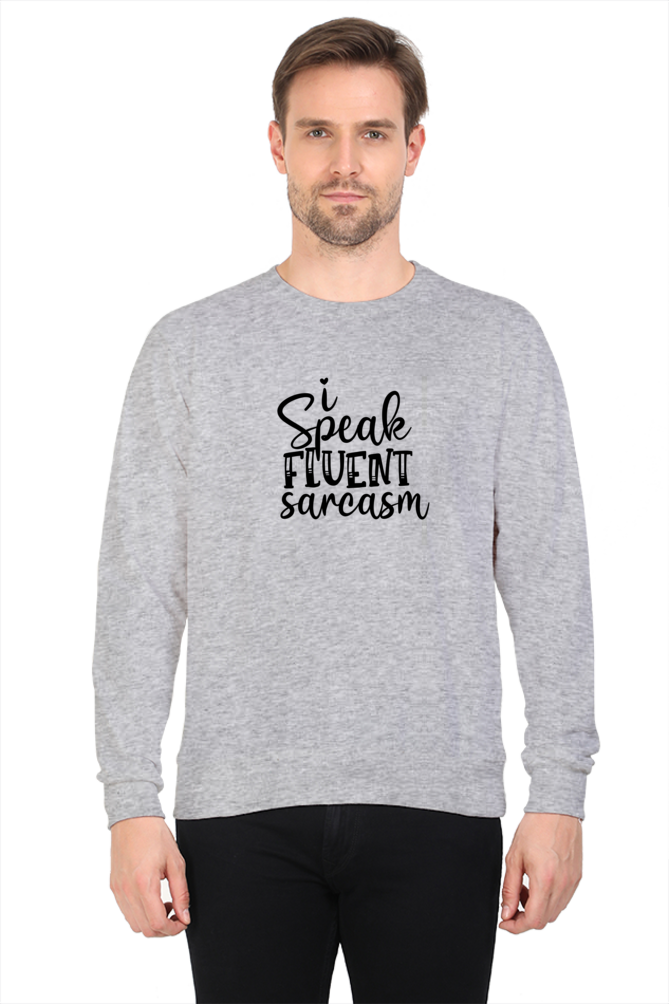 I Speak fluent Sarcasm - Men's Hooded T-shirt