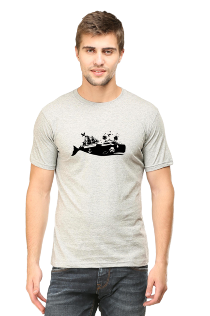 Nature Whale Pirate - Men's T-Shirt