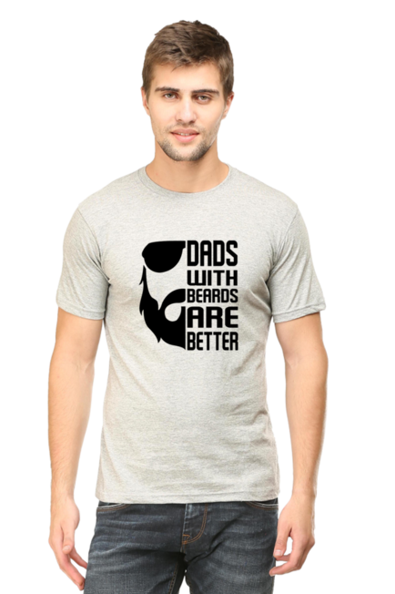 Dads with beard are Better - Men's T-Shirt