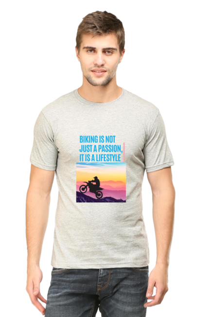 BIKING IS NOT JUST A PASSION, IT'S A LIFESTYLE - MEN'S T-SHIRT