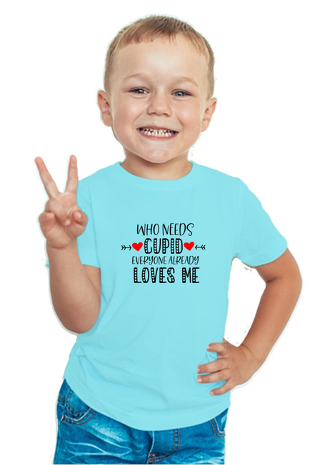 Who needs Cupid, everyone already Loves me - Boy's T-Shirt