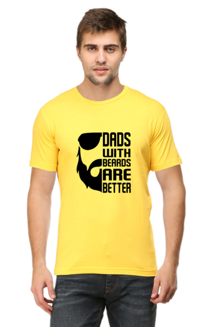 Dads with beard are Better - Men's T-Shirt