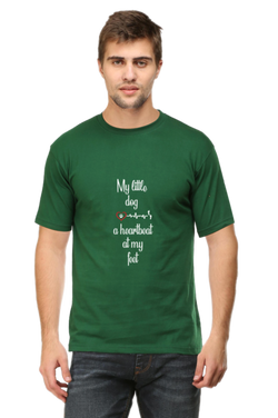 MY LITTLE DOG A HEARTBEAT AT MY FEET - MEN'S T SHIRT