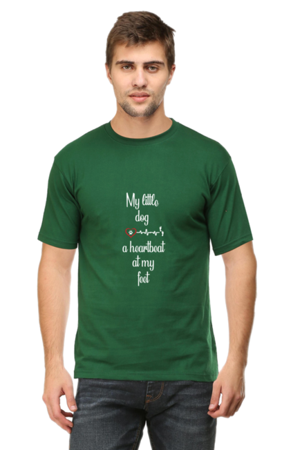 MY LITTLE DOG A HEARTBEAT AT MY FEET - MEN'S T SHIRT