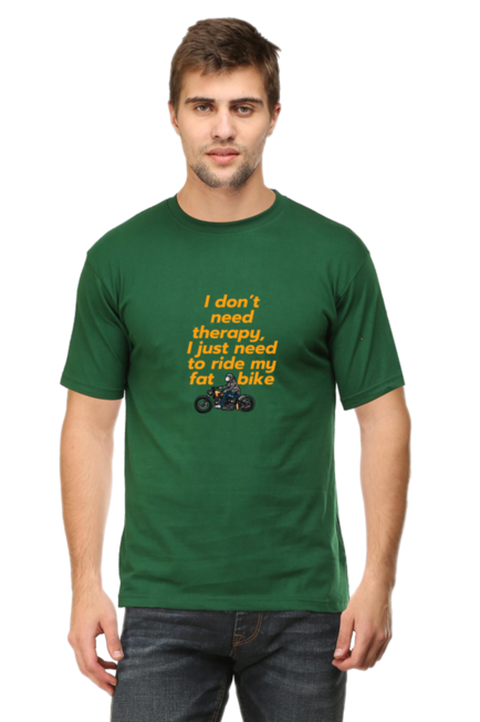 I DON'T NEED A THERAPY, I JUST NEED TO RIDE MY FAT BIKE - MEN'S T-SHIRT